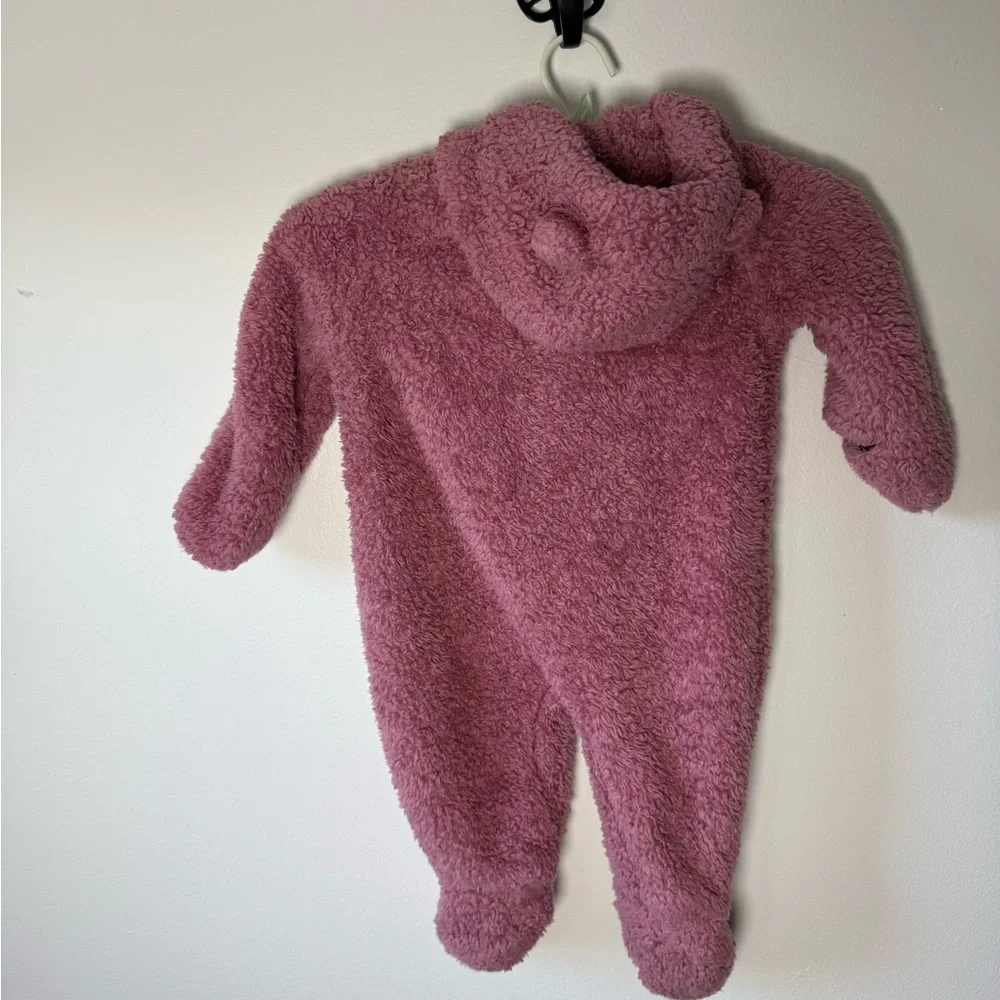 Wippette Pink Fuzzy Kids Bunting‎ 6-12 months